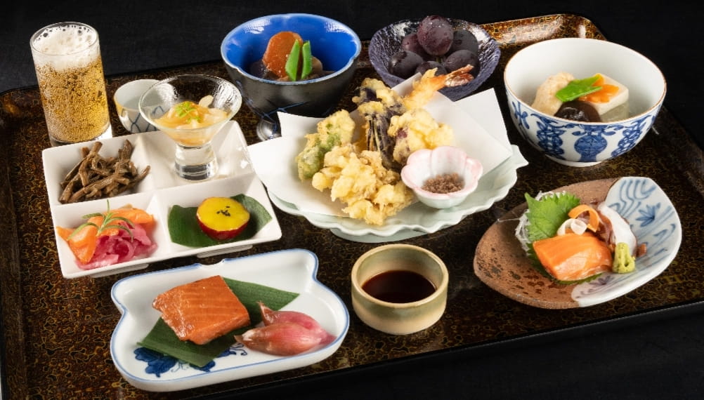 ご夕食（一例）宿泊+食事付 11,000円プランの場合