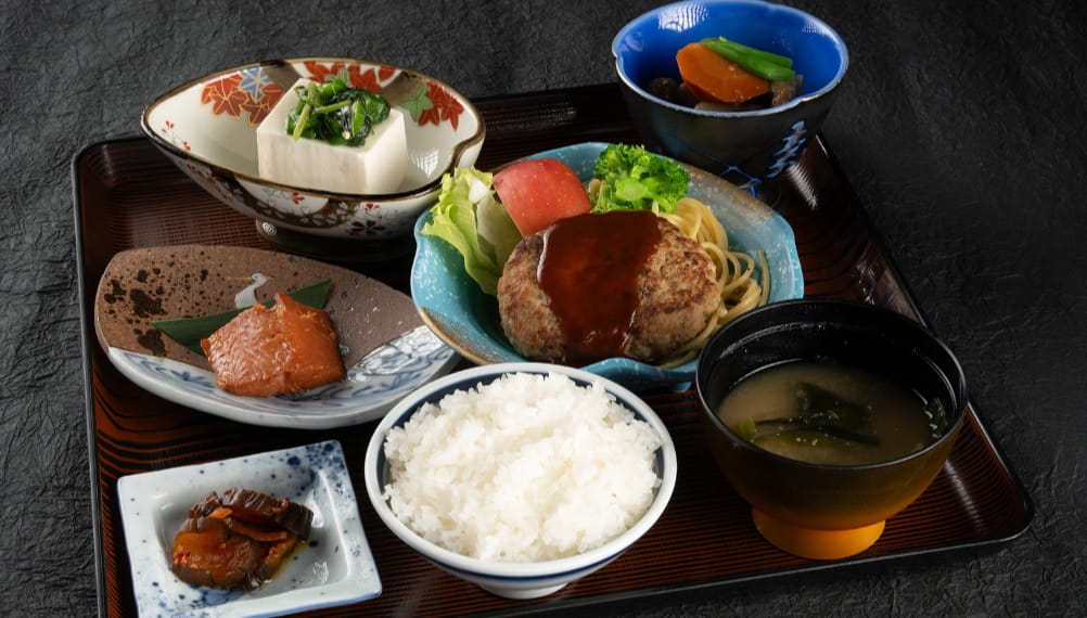 学生合宿向けご夕食（一例）宿泊+食事付 9,130円プランの場合